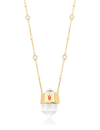 Haiah Long Crystal Necklace